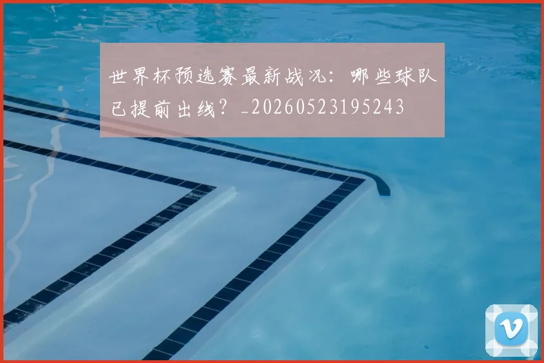 世界杯预选赛最新战况:哪些球队已提前出线?_20260523195243